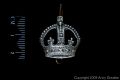 <b>Officer's Shoulder Crown (White Metal)</b><br />